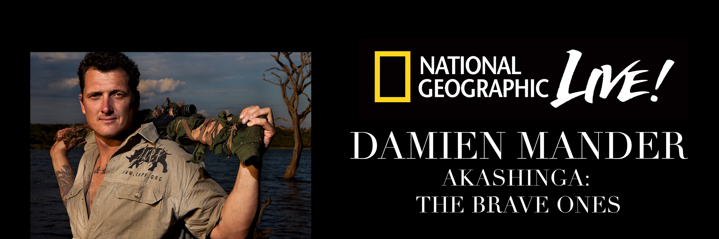 CANCELED: Nat Geo Live - Damien Mander